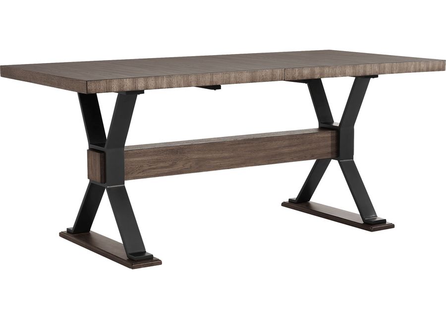 Hazelnut Woods Brown Counter Height Dining Table