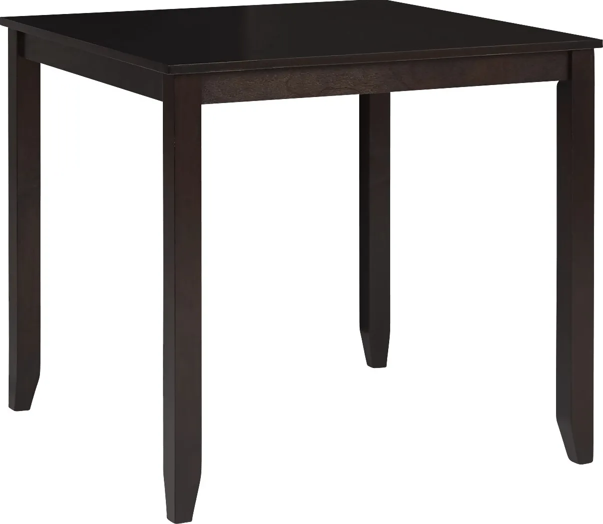 Sunset View Brown Cherry Square Counter Height Table