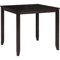 Sunset View Brown Cherry Square Counter Height Table