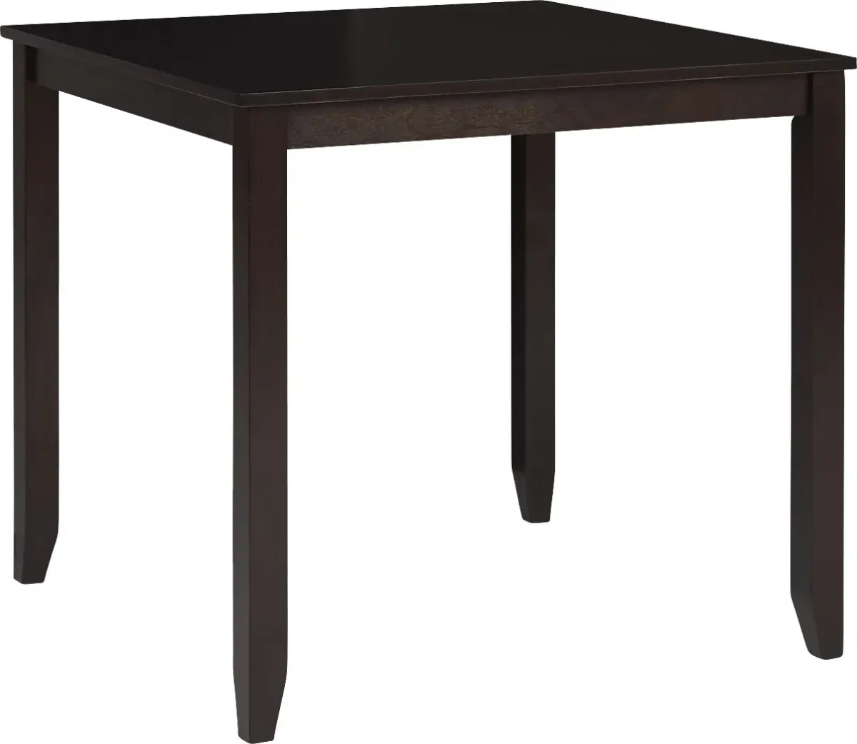 Sunset View Brown Cherry 5 Pc Counter Height Dining Set with Brown Stools