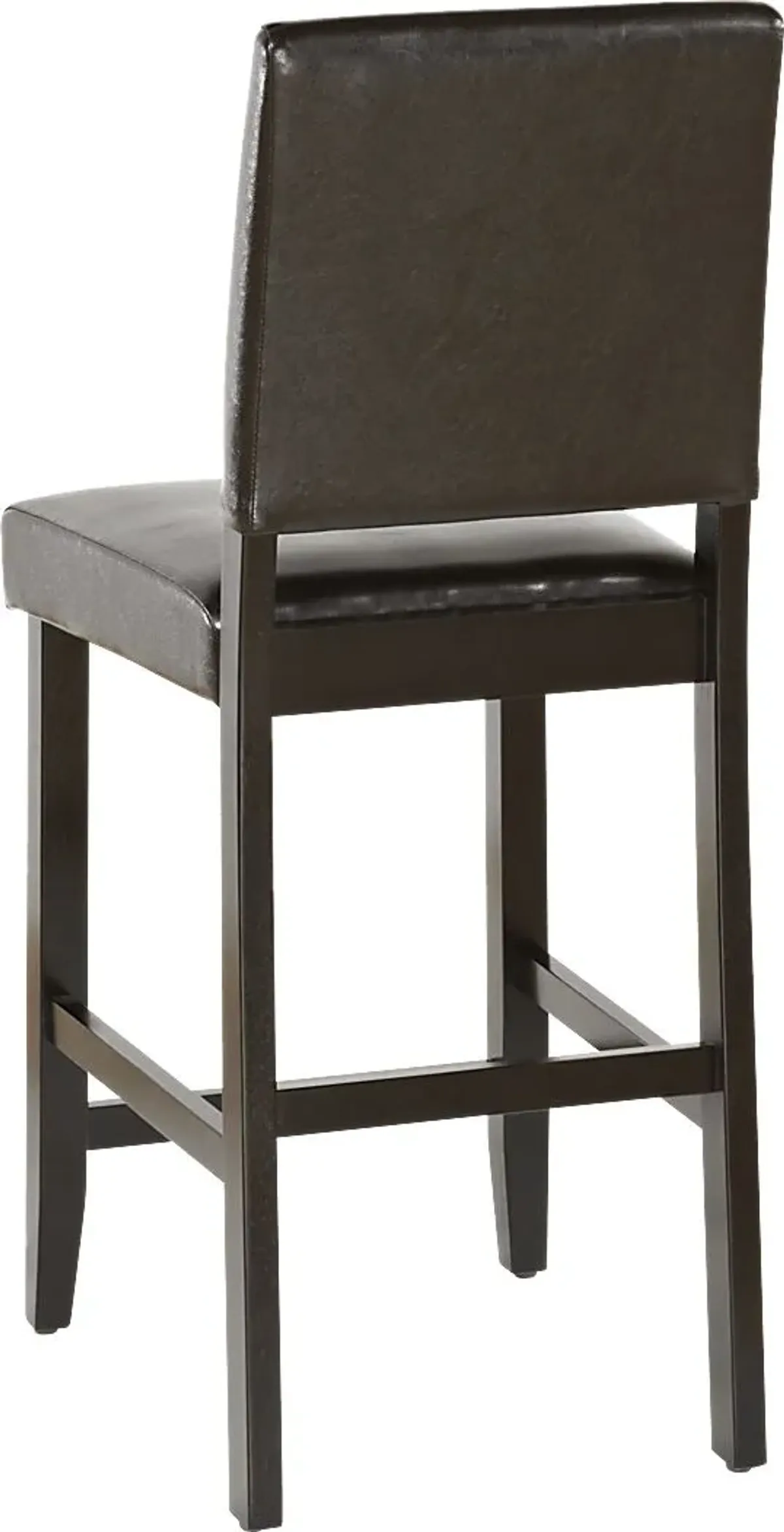 Sunset View Brown Cherry 5 Pc Counter Height Dining Set with Brown Stools