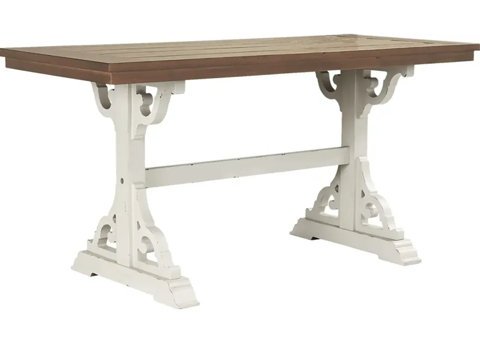 Wicklow Hills White Rectangle Counter Height Dining Table