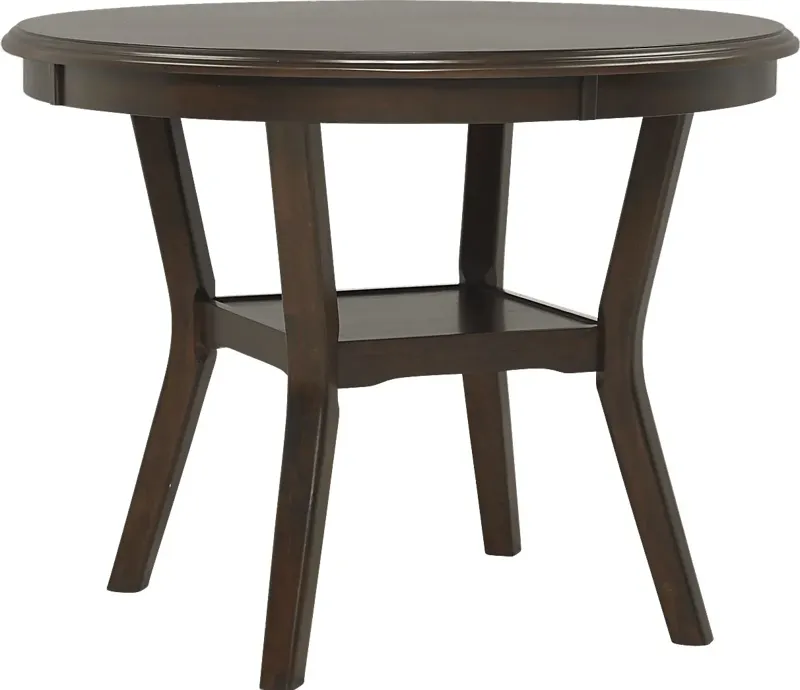 Brookgate Brown Cherry Counter Height Round Dining Table