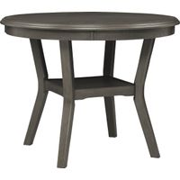 Brookgate Gray Counter Height Round Dining Table
