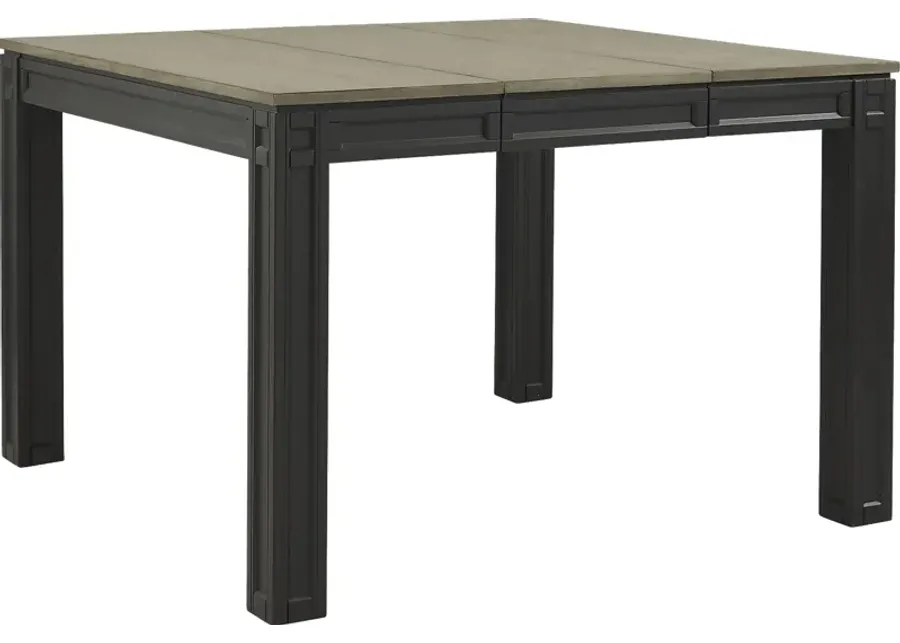 Adelson Black Counter Height Dining Table