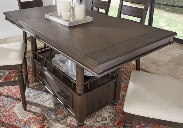 Montana Ridge Brown 5 Pc Counter Height Dining Room