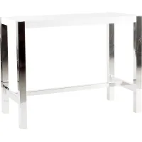 Valmarie White Counter Height Dining Table
