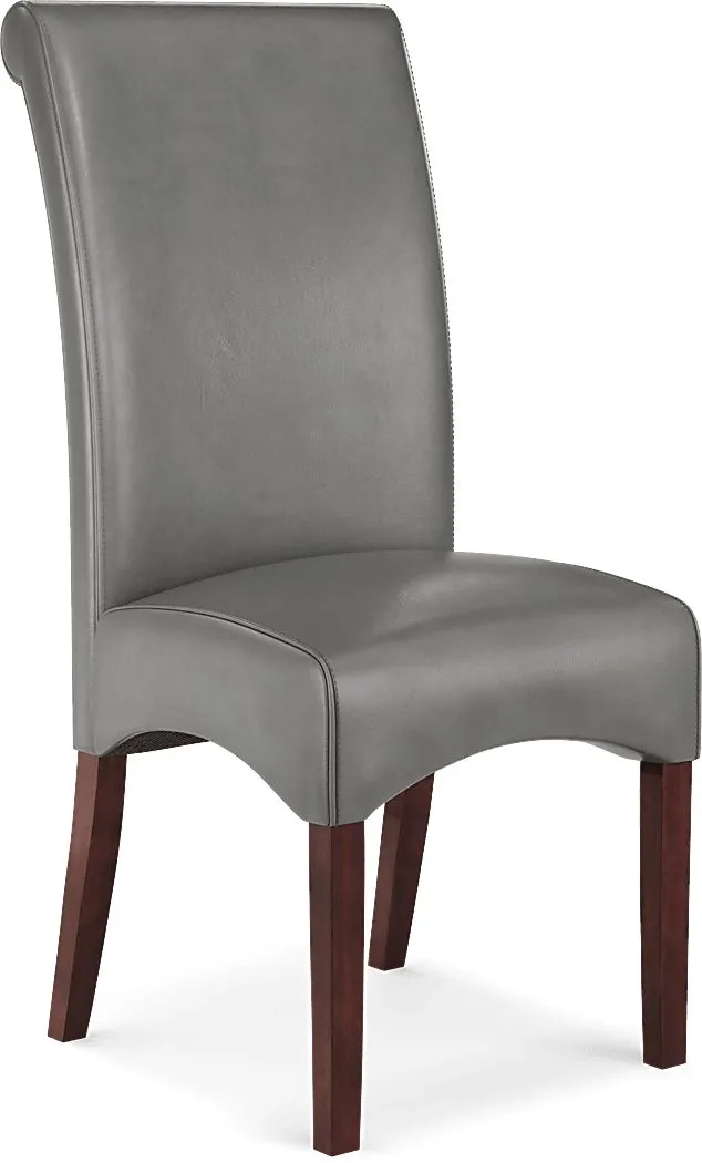 Delmon White 5 Pc Oval Dining Set with Charcoal Chairs