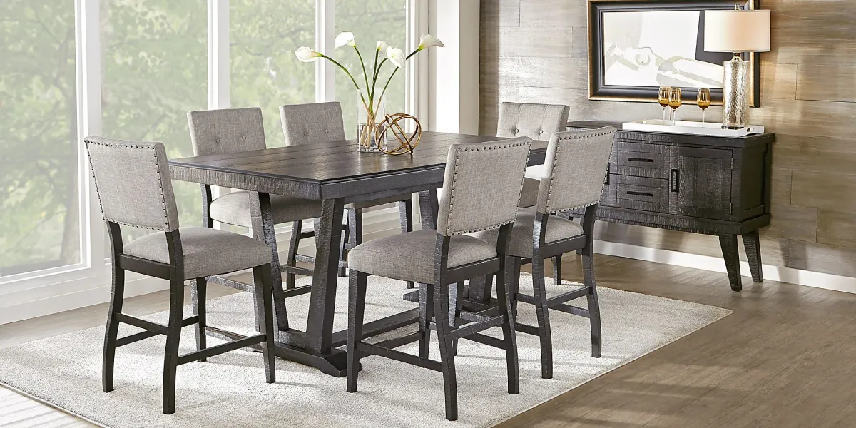 Hill Creek Black 5 Pc Counter Height Dining Room