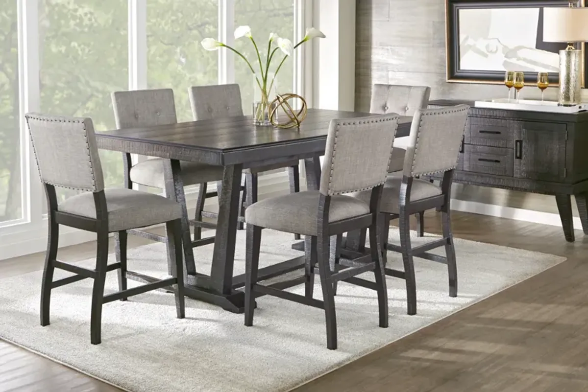Hill Creek Black 5 Pc Counter Height Dining Room