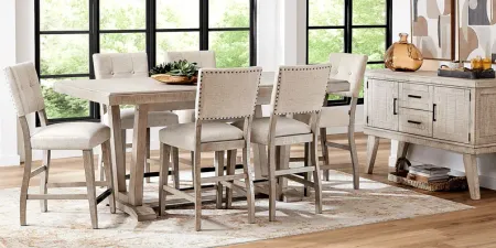 Hill Creek Natural 5 Pc Counter Height Dining Room