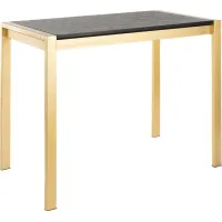 Sora Black Counter Height Dining Table