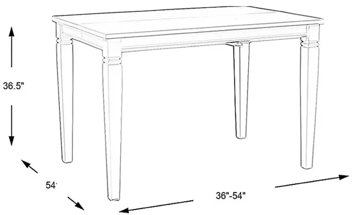 Riverdale Cherry Square Counter Height Dining Table