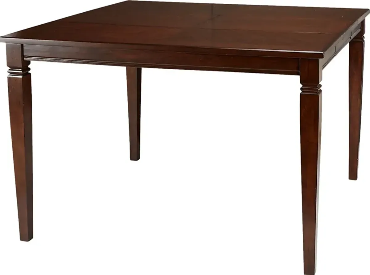 Riverdale Cherry Square Counter Height Dining Table