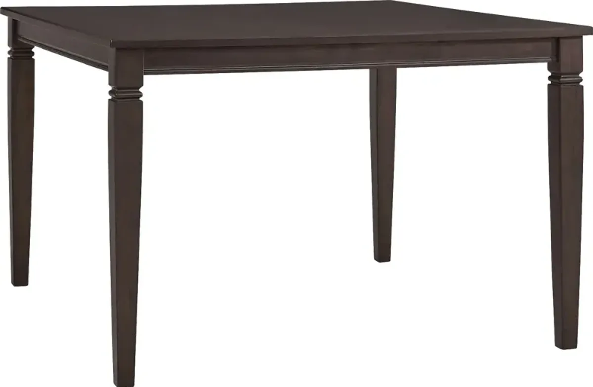 Winslow Brown Cherry Square Counter Height Dining Table