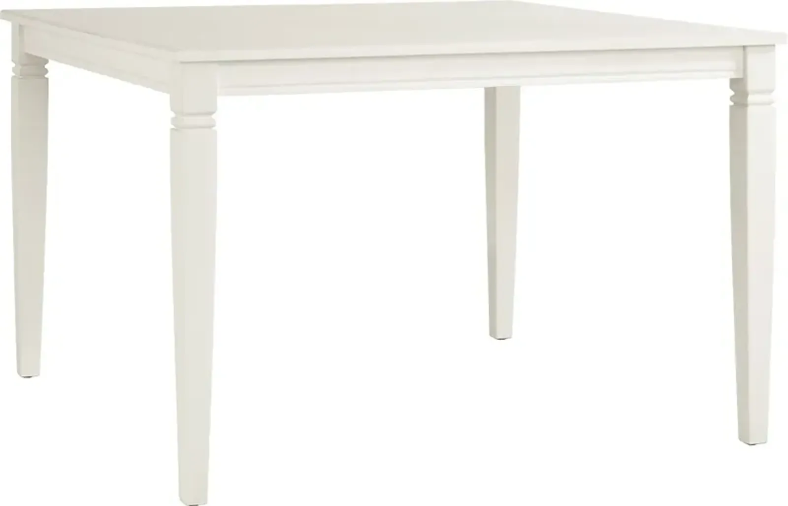 Winslow White Square Counter Height Dining Table