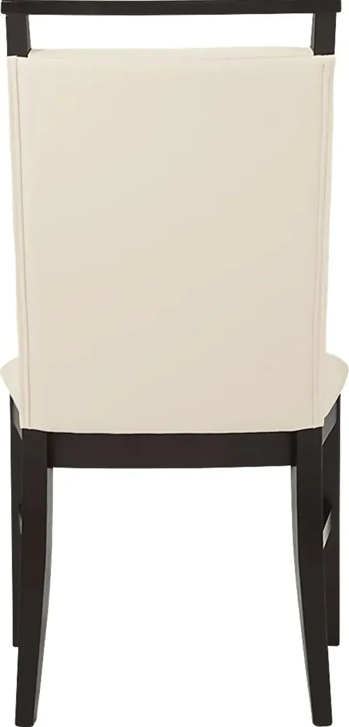 Ciara Espresso 5 Pc 48"" Round Dining Set with Cream Chairs