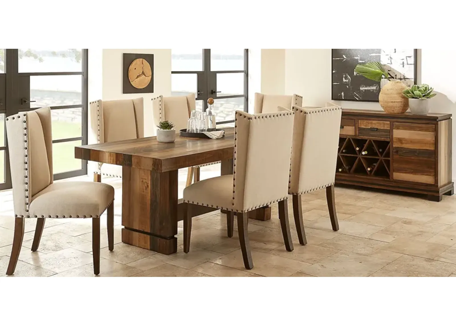 Westover Hills Brown 7 Pc Rectangle Dining Room