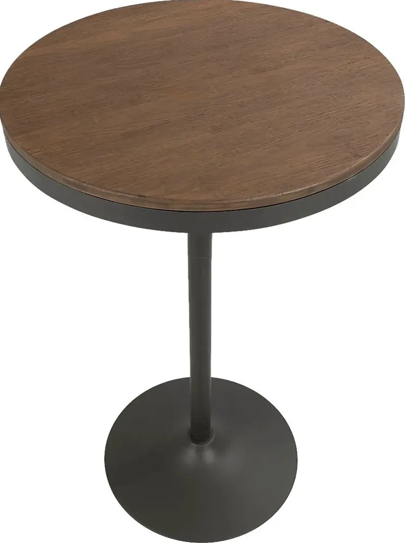 Chaz Gray-Brown Bistro Table