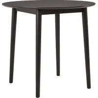 Watertown Black Round Counter Height Dining Table