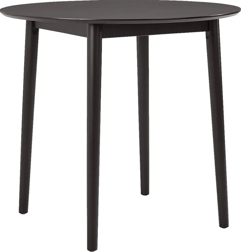Watertown Black Round Counter Height Dining Table