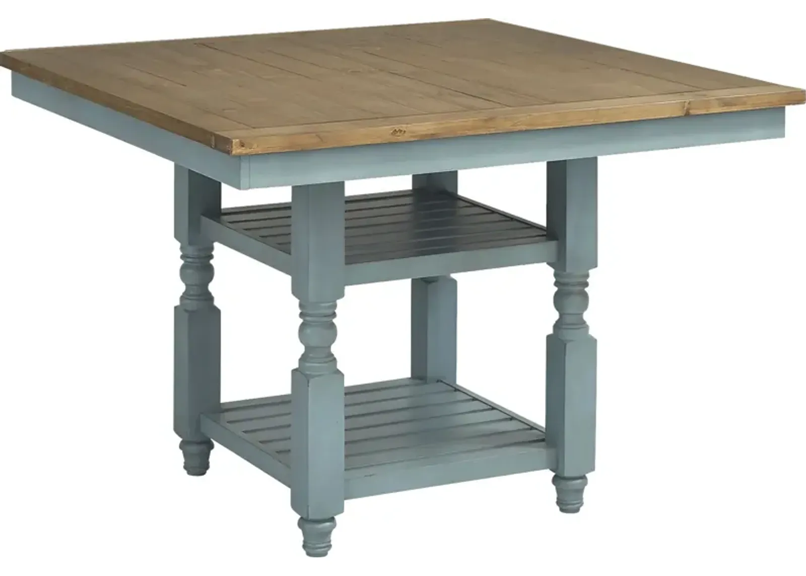 Spring Cottage Blue Counter Height Dining Table