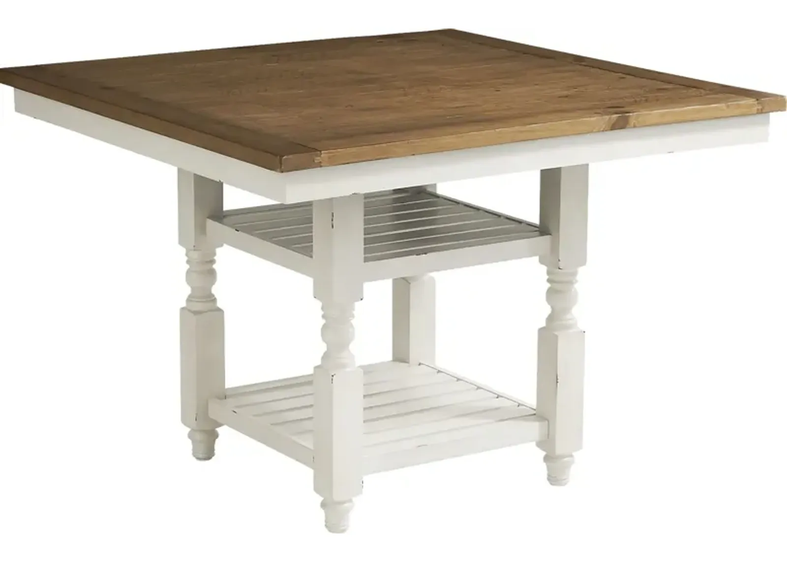 Spring Cottage White Counter Height Dining Table