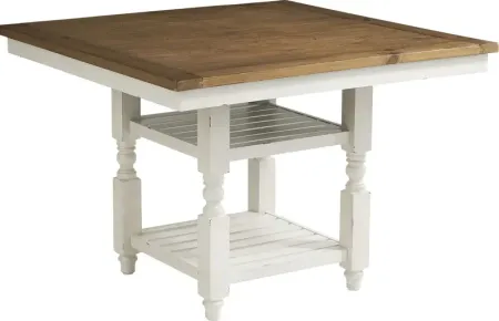 Spring Cottage White Counter Height Dining Table