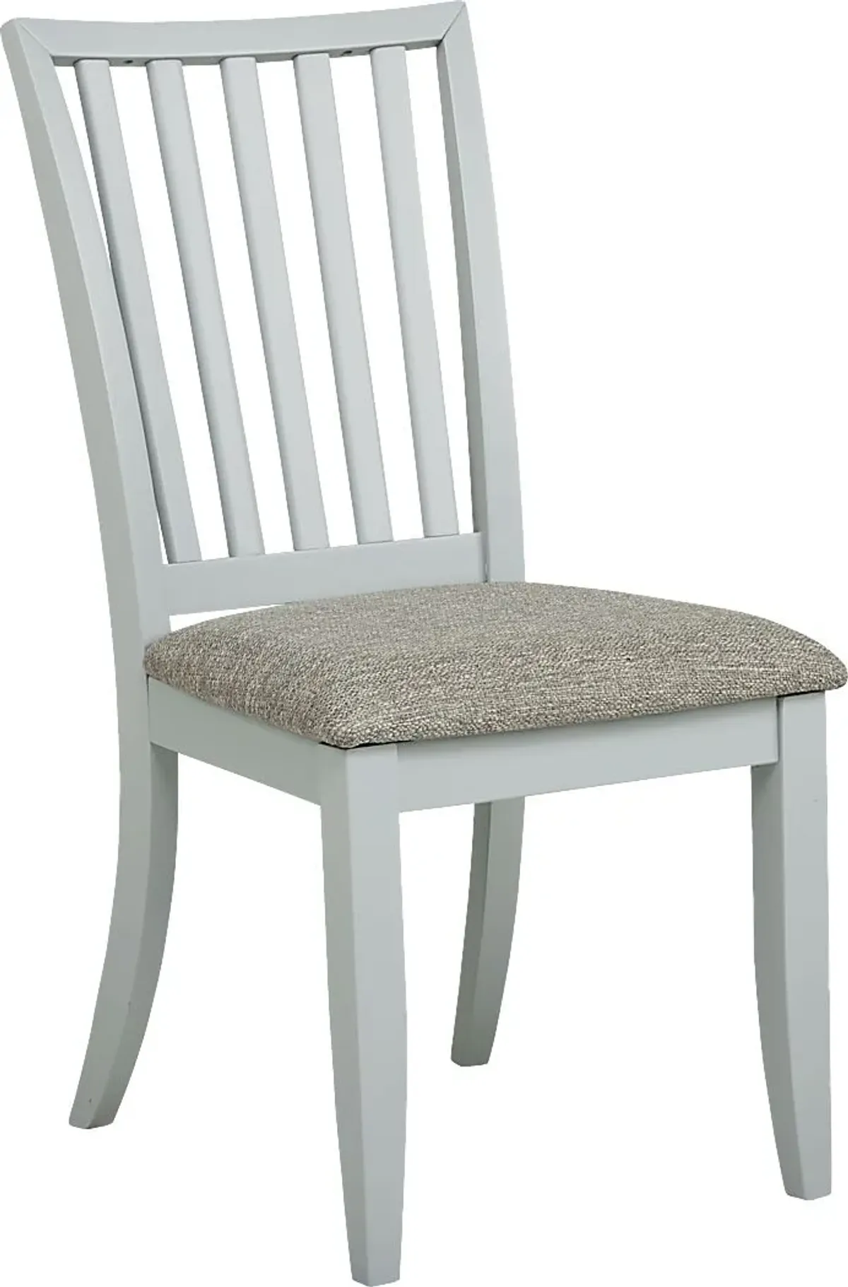 Hilton Head White 5 Pc Round Dining Room with Mint Chairs