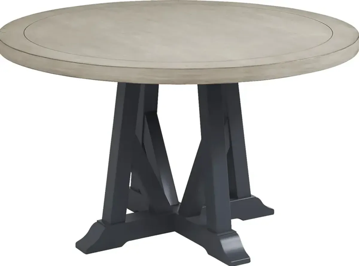 Hilton Head Graphite 5 Pc Round Dining Room