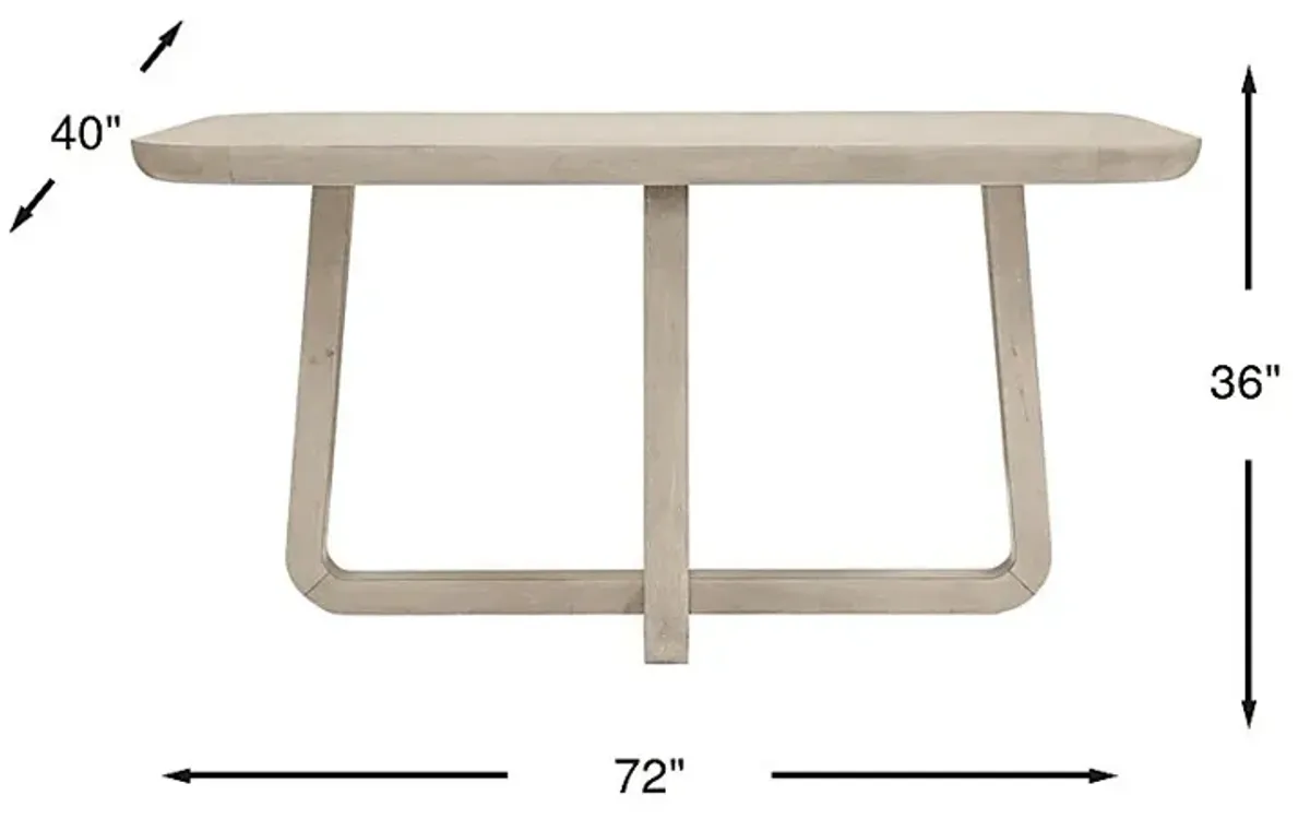 Canyon Light Gray Counter Height Dining Table