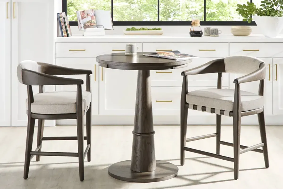 Avellino Brown 3 Pc Counter Height Dining Room