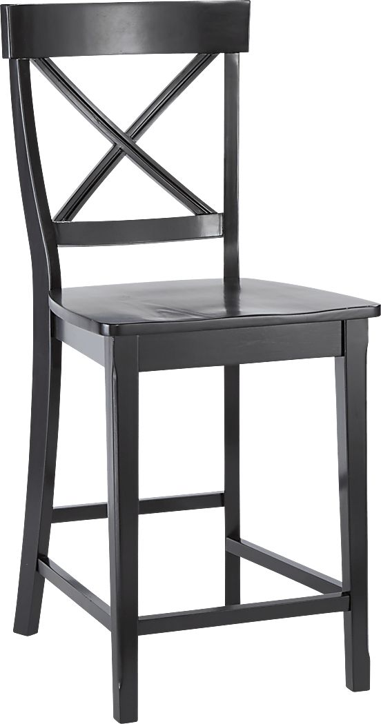 Brynwood Black 5 Pc Counter Height Dining Set with Black Stools