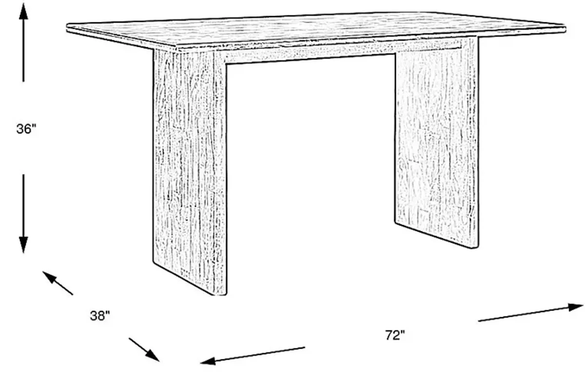 Surrey Ellis Brown Counter Height Table