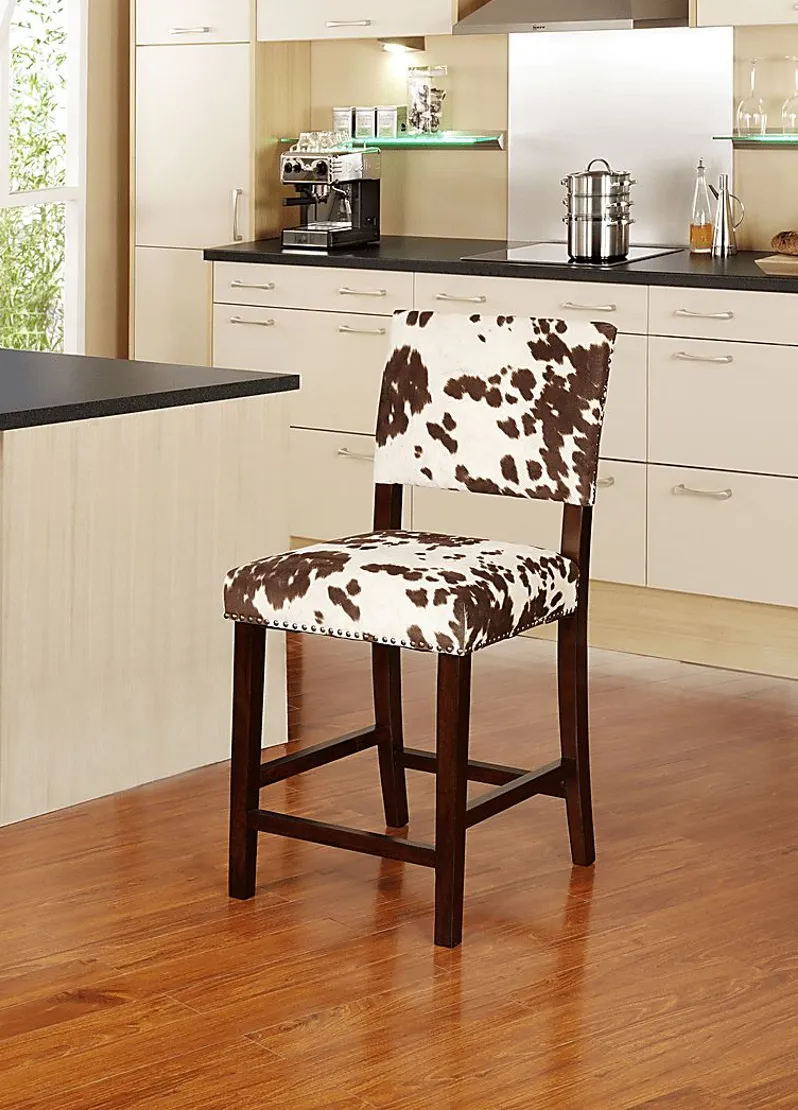 Avington Brown Counter Height Stool