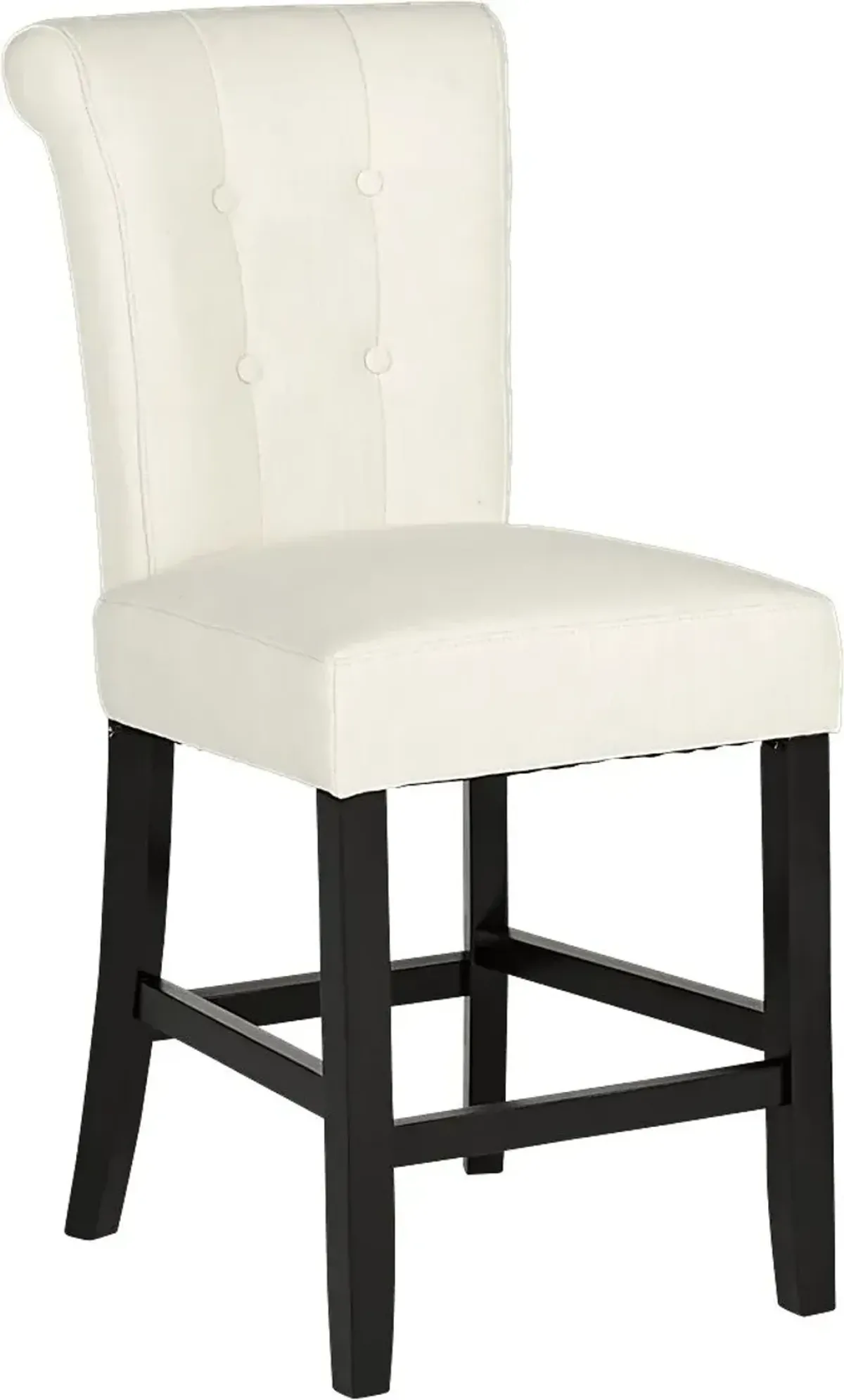 Georgiana White Counter Height Stool