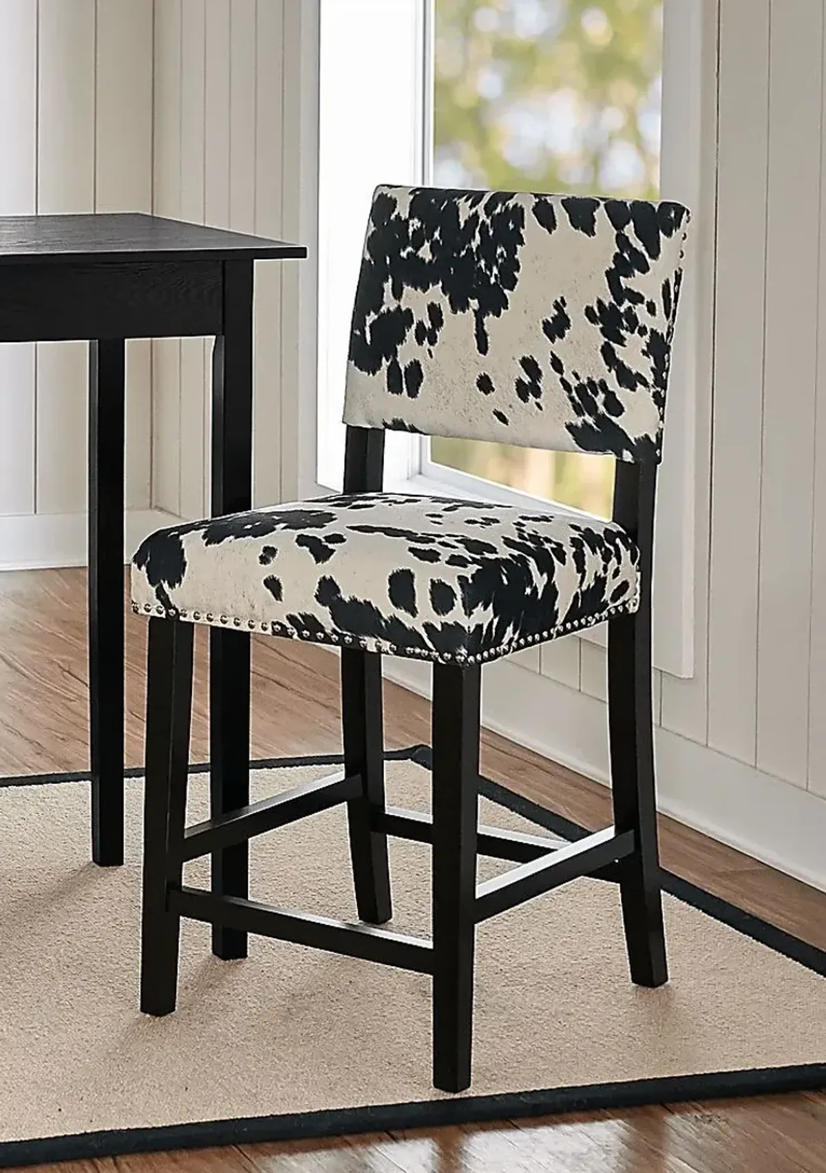 Avington Black Counter Height Stool