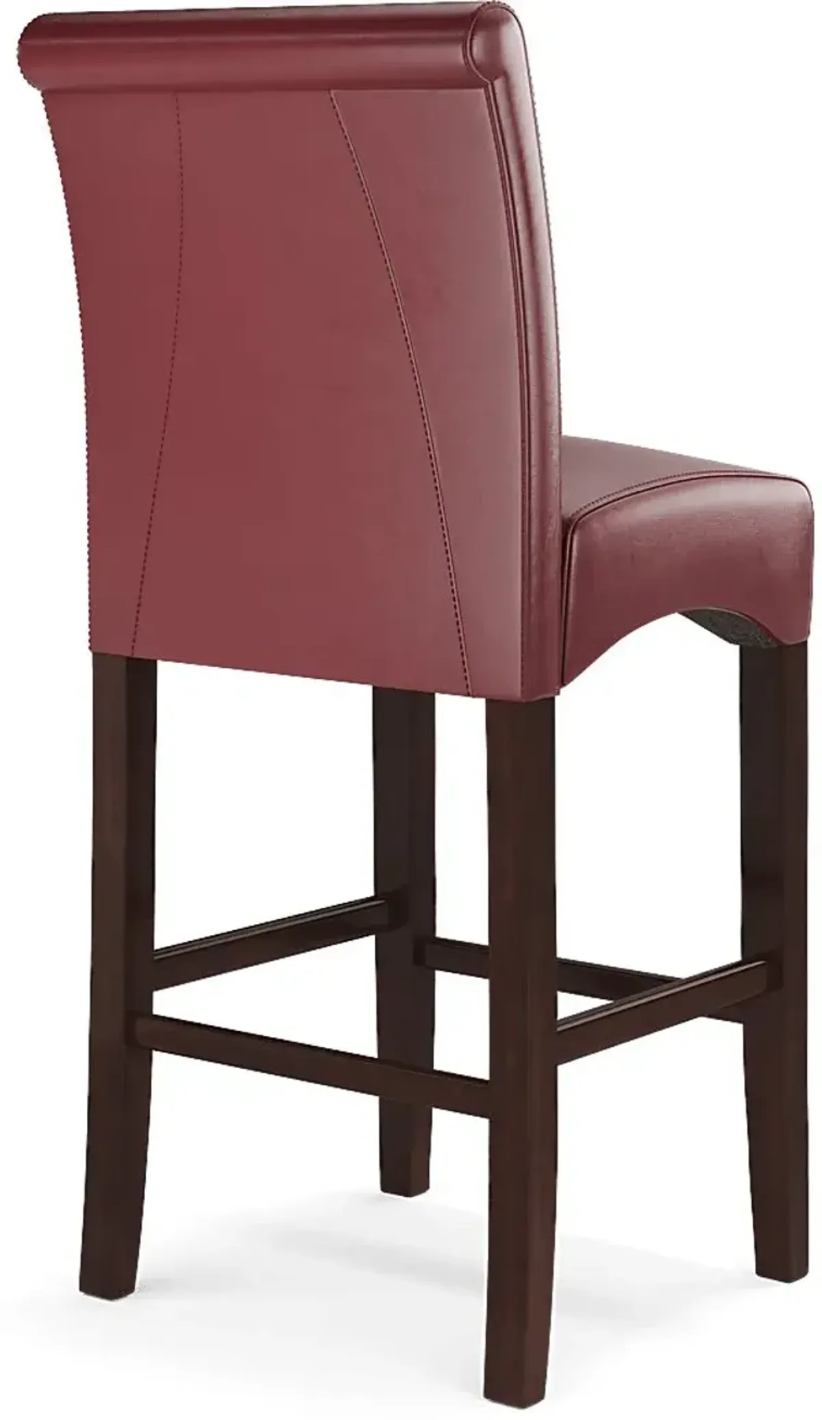 Watercolor Red Barstool