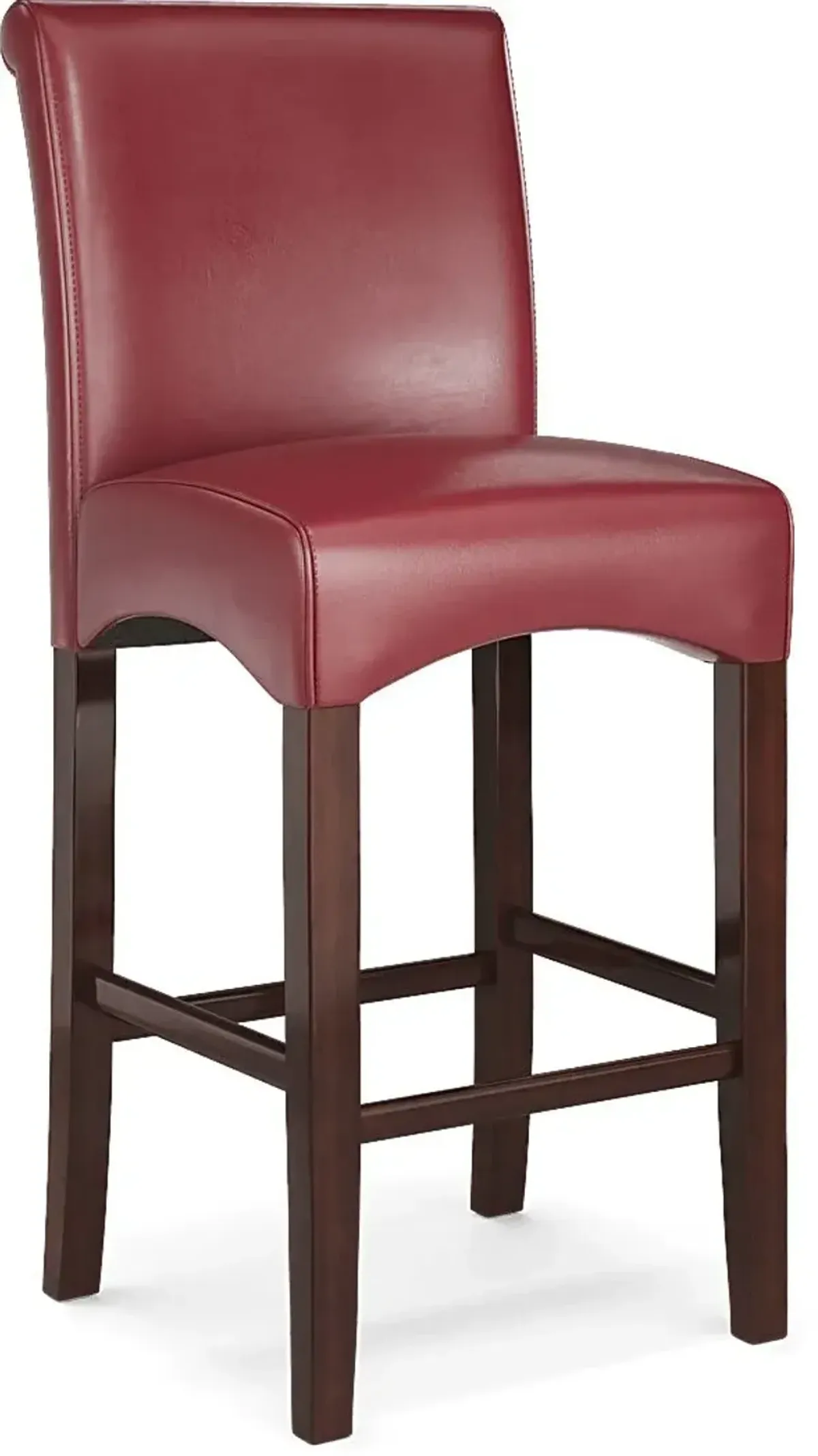 Watercolor Red Barstool