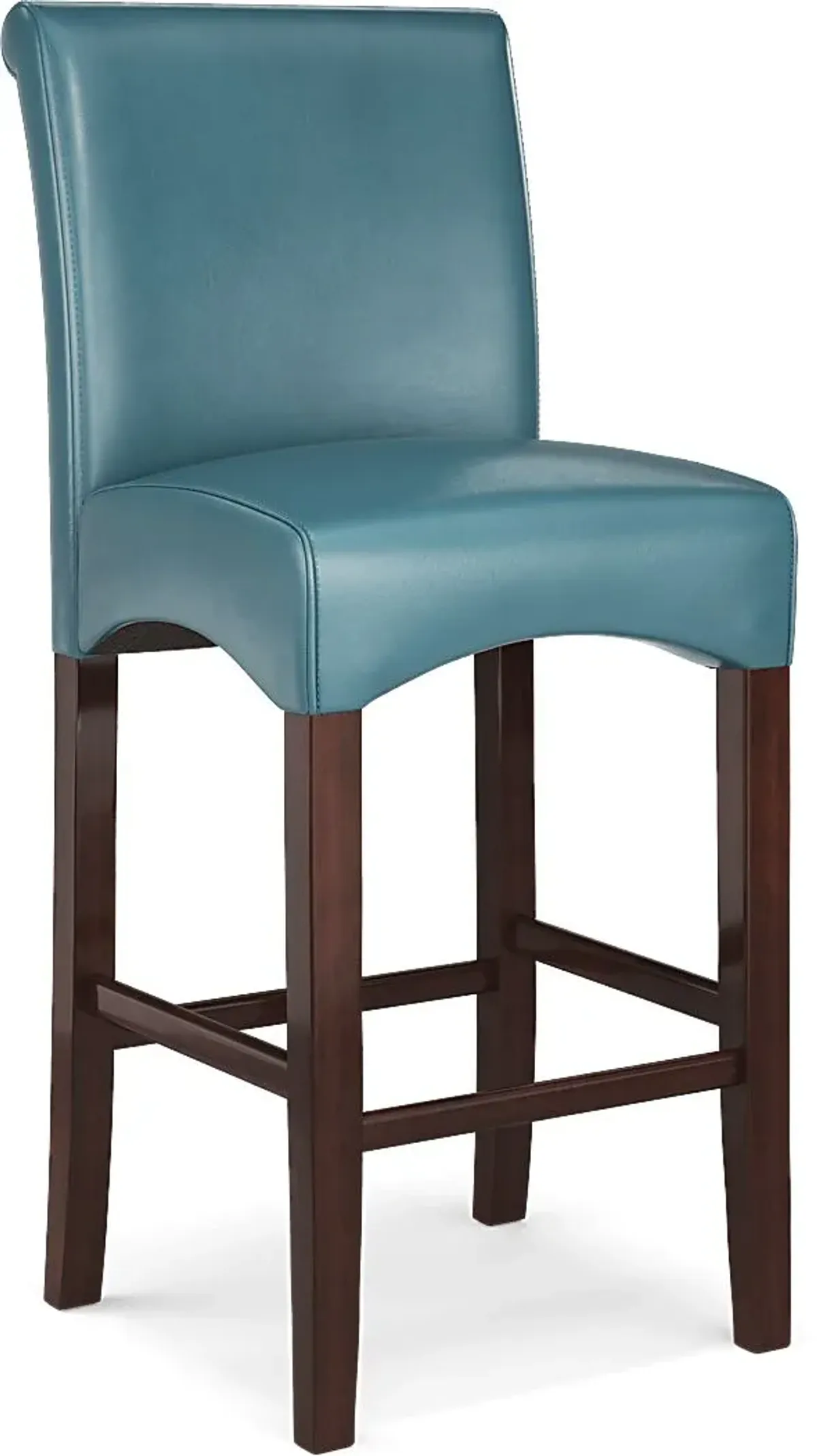 Watercolor Aqua Barstool