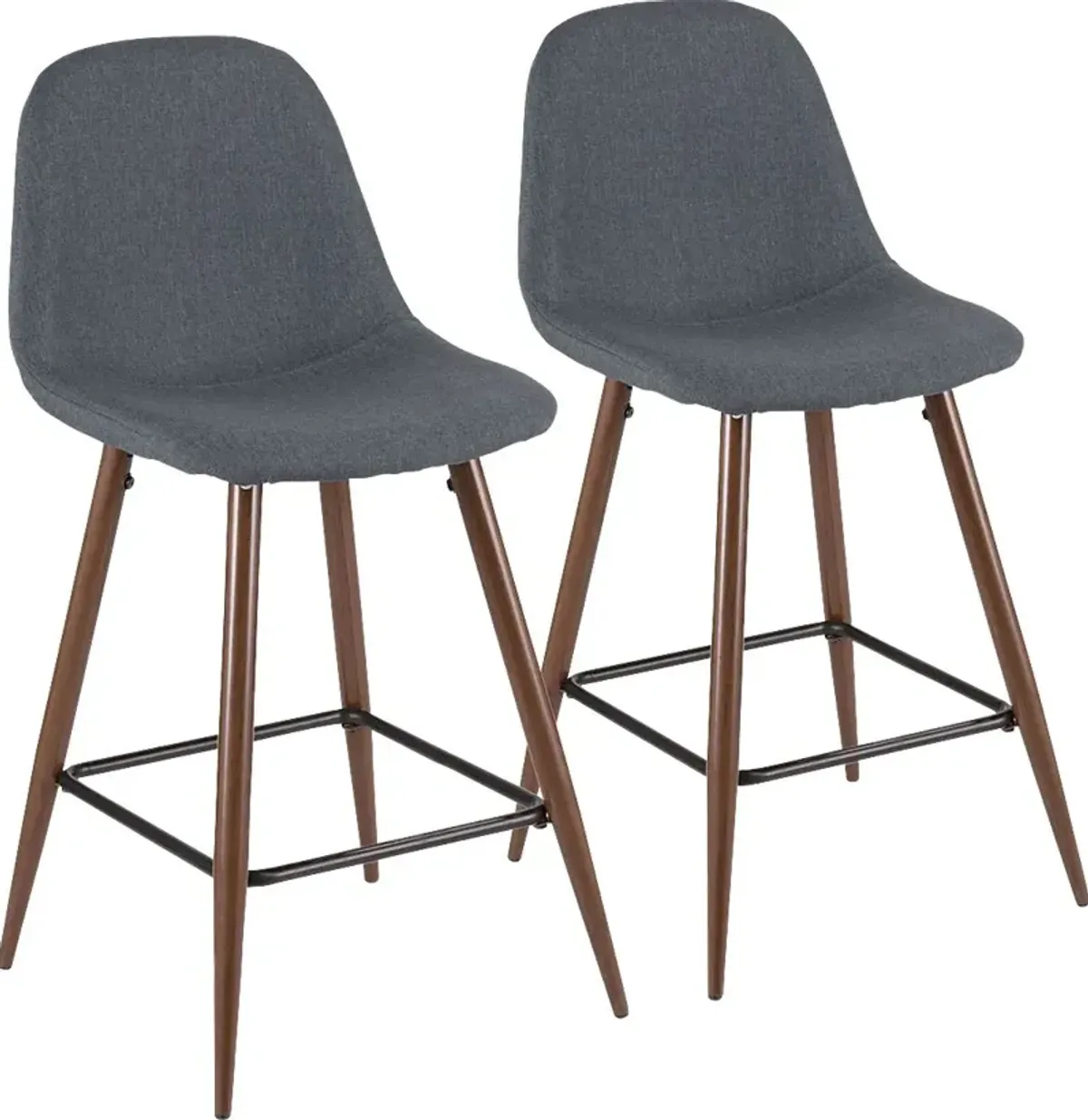 Kokai Blue Counter Height Stool (Set of 2)