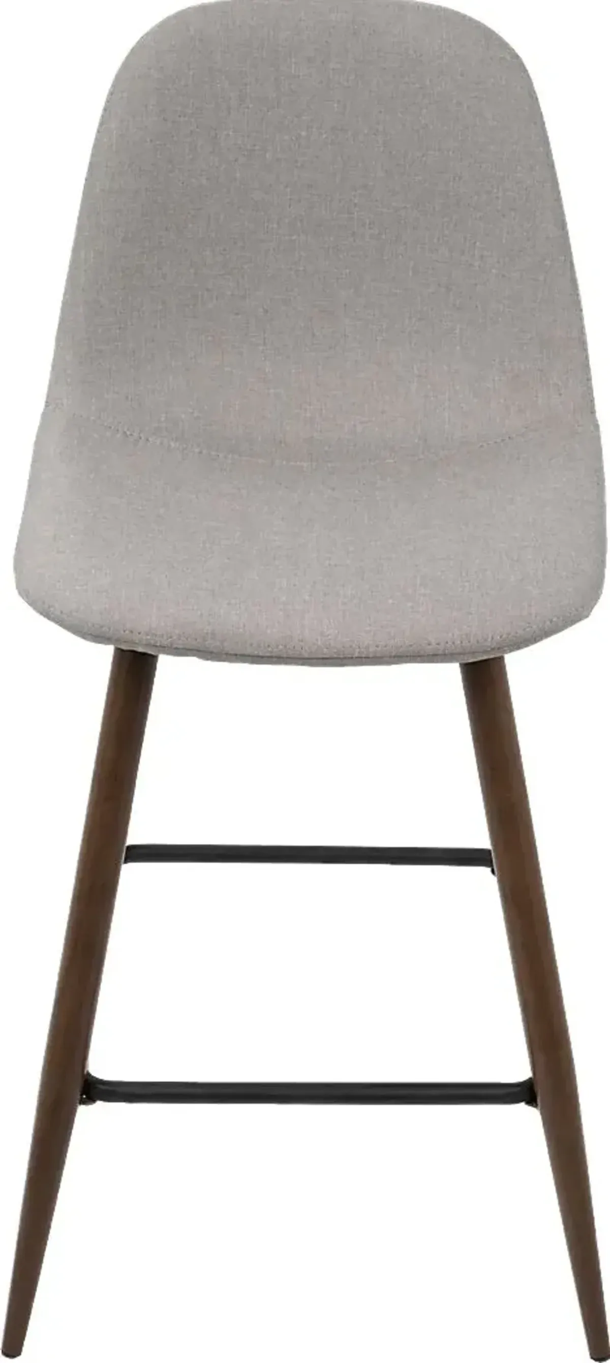 Kokai Gray Counter Height Stool (Set of 2)