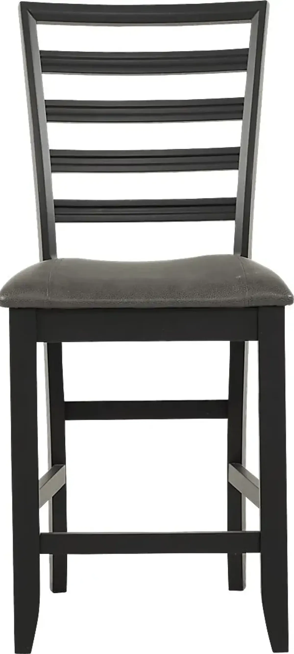 Adelson Black Counter Height Stool