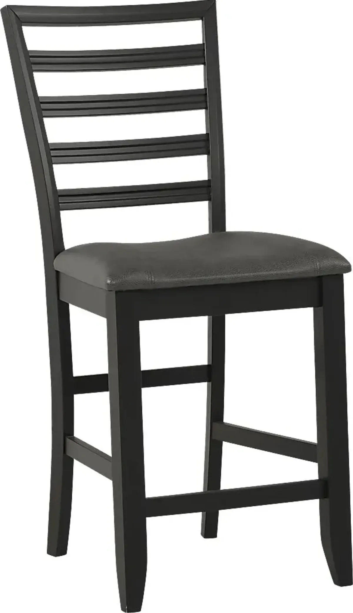 Adelson Black Counter Height Stool