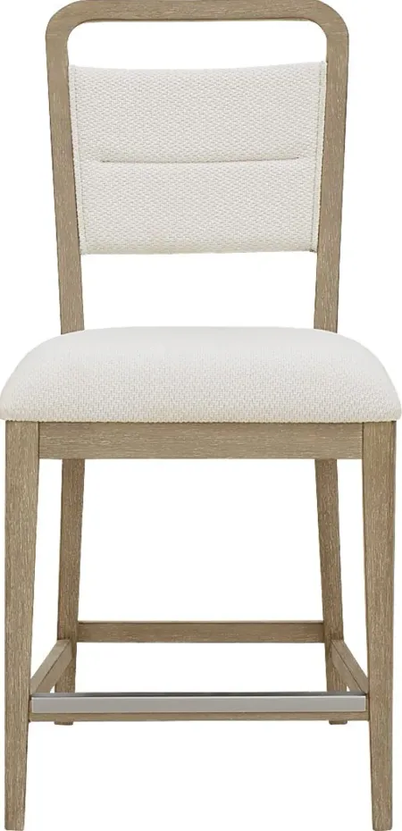 Canyon Sand Upholstered Counter Height Stool