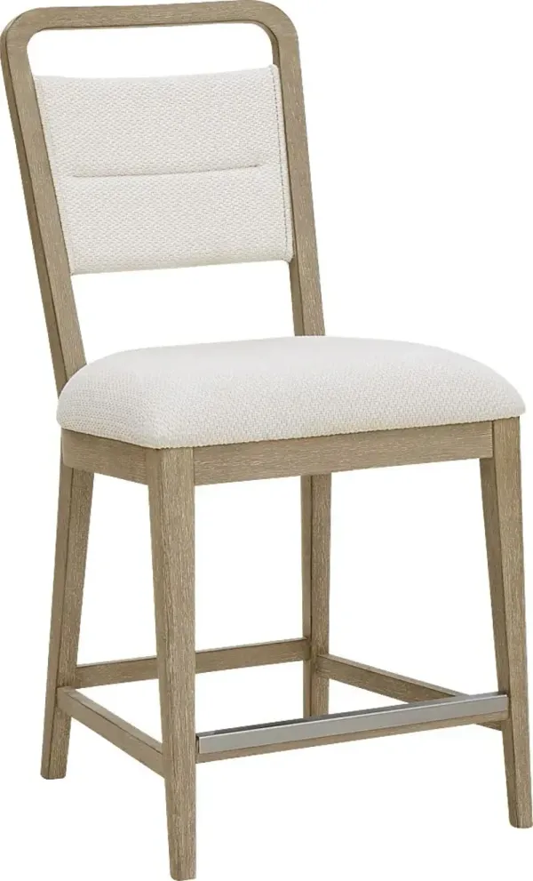 Canyon Sandstone Upholstered Counter Height Stool