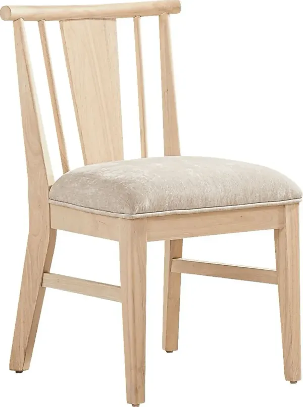 Julian Natural Spindle Back Side Chair