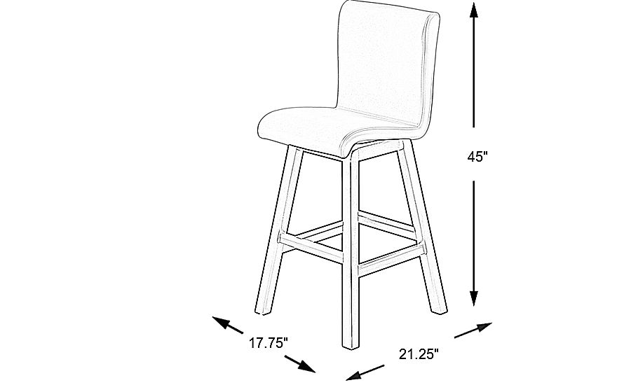 Cider Creek Gray Counter Height Stool