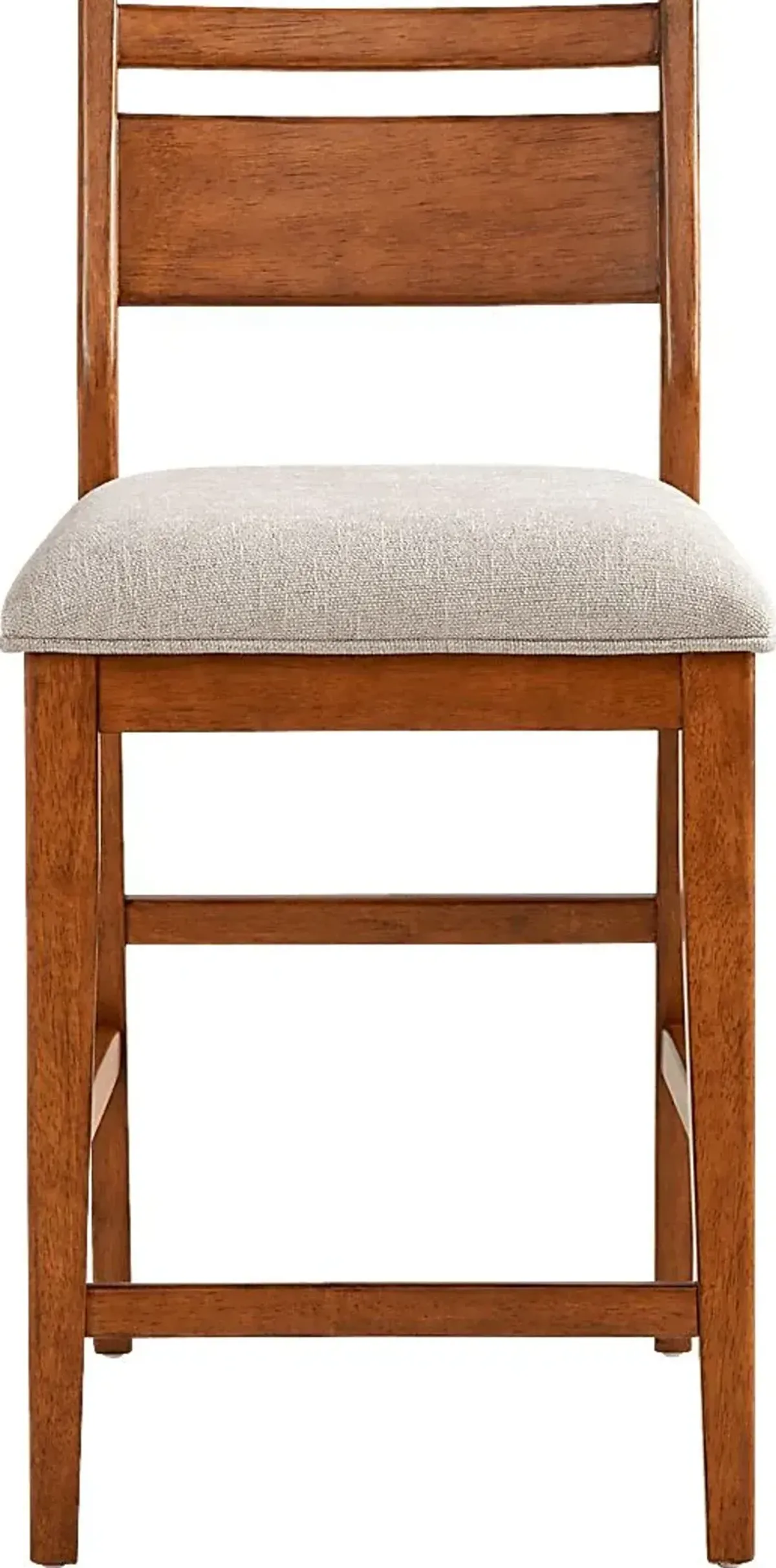 Surrey Ellis Brown Counter Height Panel Back Stool