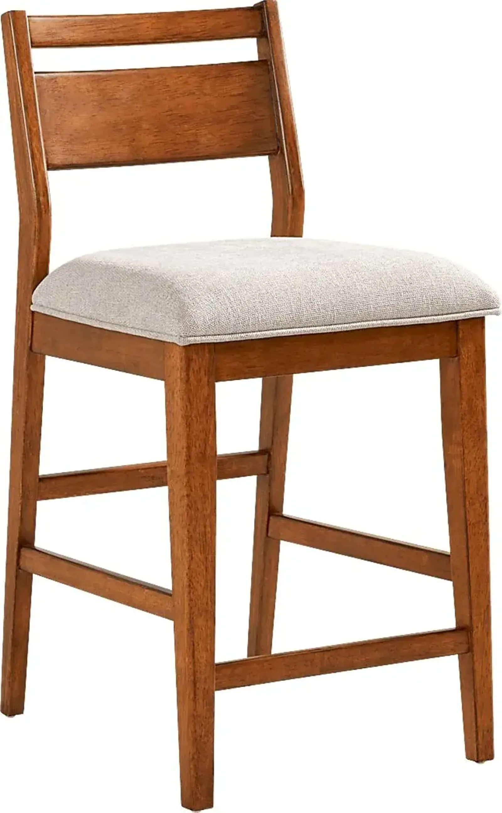 Surrey Ellis Brown Counter Height Panel Back Stool